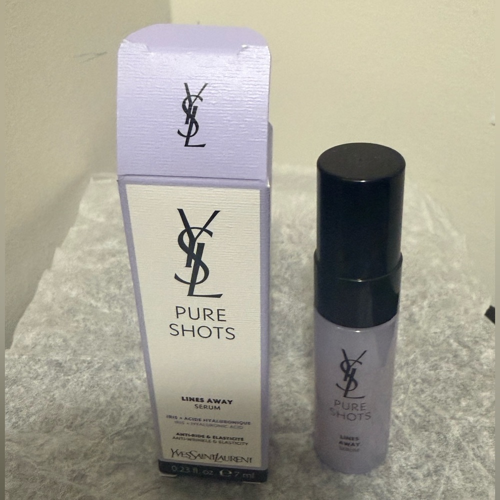 NEW TRAVEL SIZE YSL PURE SHOTS LINES AWAY SERUM 7ml